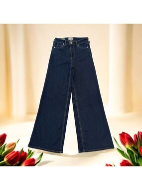 Universal Thread Hippie Wide Leg Jeans Womens 6R High Rise 32” Inseam Long Denim